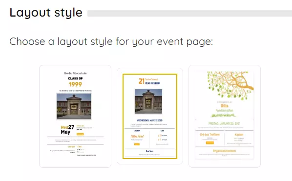 event details